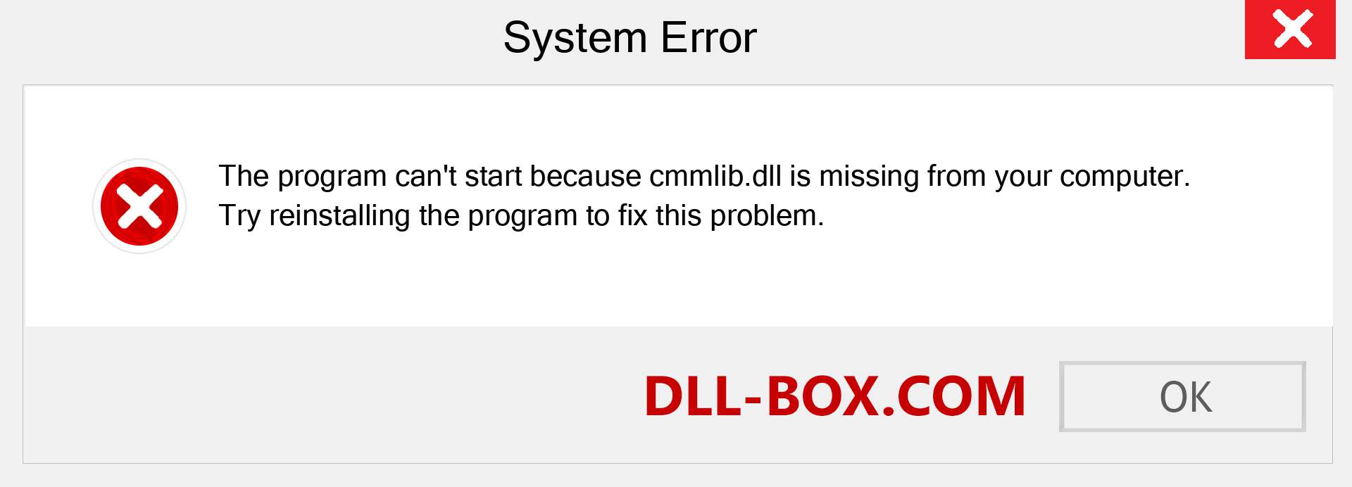  cmmlib.dll file is missing?. Download for Windows 7, 8, 10 - Fix  cmmlib dll Missing Error on Windows, photos, images
